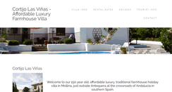 Desktop Screenshot of antequeravillarental.com